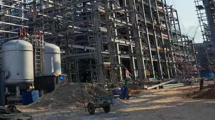 CNOOC PR6 Pipe Rack 4-SS2 Frame Project - Steel Structure Detail