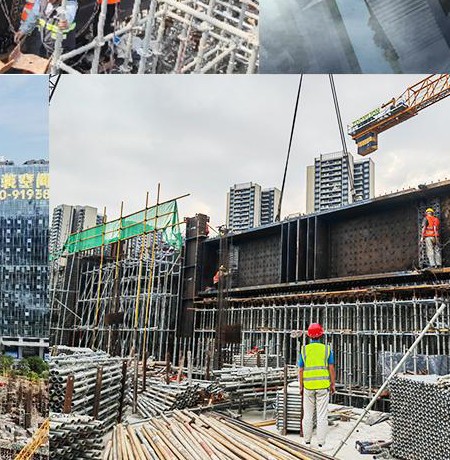 Dongguan Huarun Land Center Commercial & Residential Building Project - Steel Structure Detail