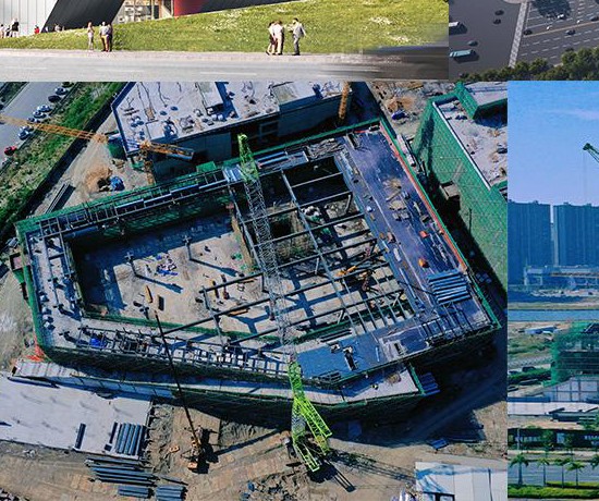 Shantou Luxshare Precision Global Electronic Information Industry Center Project - Construction Aerial